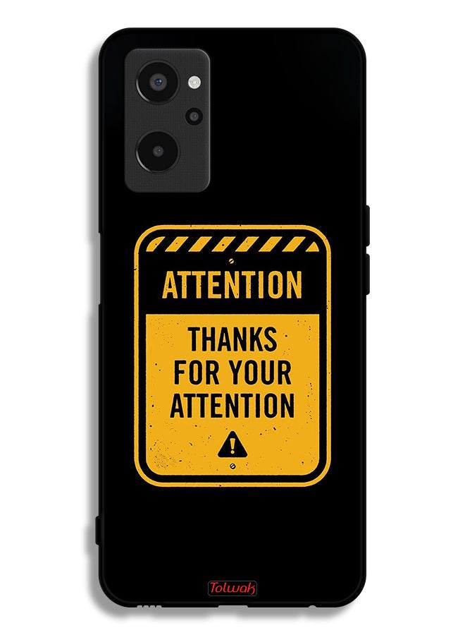 Tolwak Realme 9i 4G Protective Case Cover Thanks For Attention - Image 2