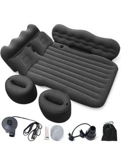Occuwzz 5PCS Car Inflatable Mattress with 2 Pillows Electric Pump Portable Sleeping Pad for Car Camping  - Image 1