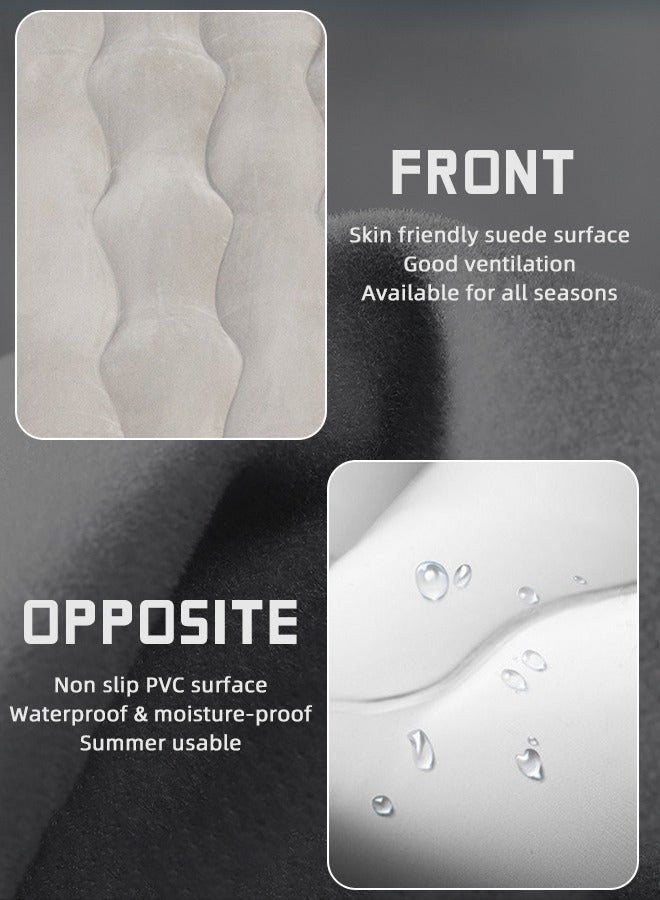 Occuwzz 5PCS Car Inflatable Mattress with 2 Pillows Electric Pump Portable Sleeping Pad for Car Camping  - Image 5