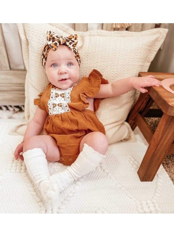 UeeSum UeeSum Baby Girl Nylon Headbands with Bows Newborn Infant Toddler Headwrap Hair Accessories  - Image 4