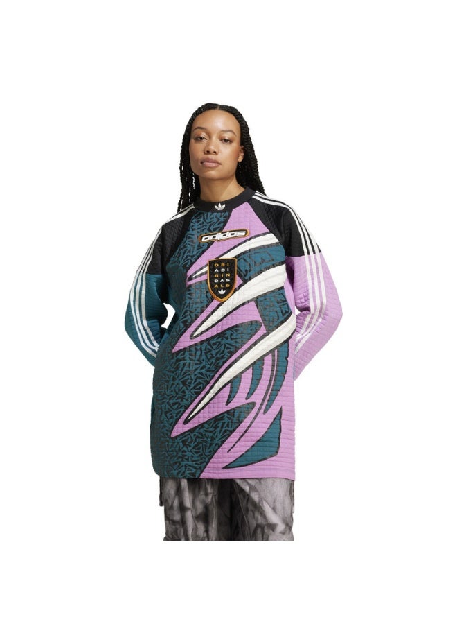 Adidas adidas OVERSIZE JERSEY Blue Originals Women JERSEYS  - Image 3