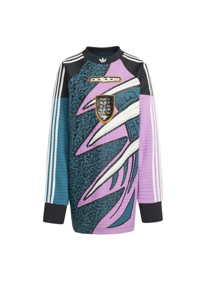 Adidas Originals Turquoise Premium Oversized Goalie Jersey for Women | Best Price UAE
