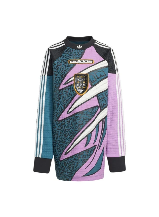Adidas Originals Turquoise Premium Oversized Goalie Jersey for Women | Best Price UAE