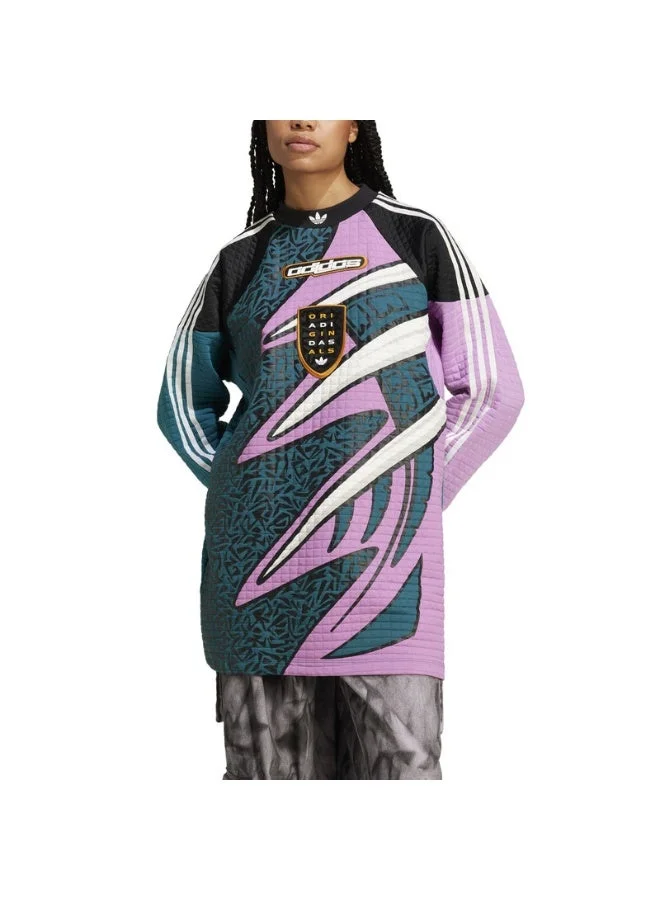 Adidas Originals Turquoise Premium Oversized Goalie Jersey for Women | Best Price UAE