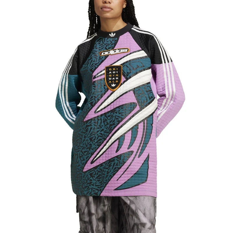 Adidas Originals Turquoise Premium Oversized Goalie Jersey for Women | Best Price UAE