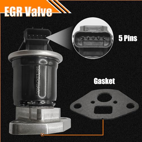 Quivimoro EGR Valve 18011R70A00 Replacement for Honda Accord Crosstour Odyssey Passport Pilot Ridgeline, Fits for Acura MDX RDX RL TL TSX ZDX, EGR Valve Exhaust Gas Recirculation Valves Replace OE #18011R70A00 - Image 4