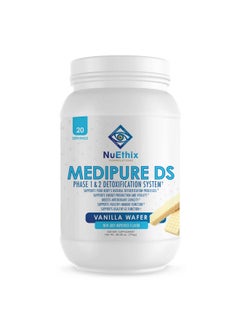 NuEthix Formulations NuEthix Formulations Medipure DS with Pea Protein Phase 1 & 2 Detoxification System, Supplement to Help Support The Body’s Natural Detoxification Process, Vanilla Wafer (Non-Caffeinated), 20 Servings  - Image 1