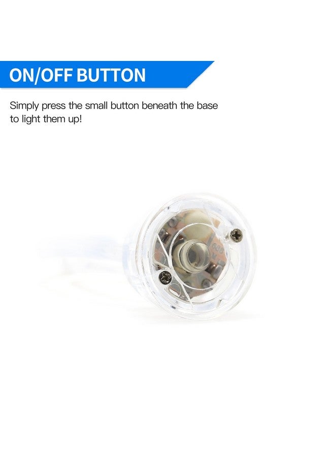 نوفيلتي بليس مجموعة شموع عيد الميلاد من Novelty Place، زينة كعكة عيد الميلاد المتغيرة الألوان والمتلألئة مع 4 شموع شمعية (رقم 1) - Image 3