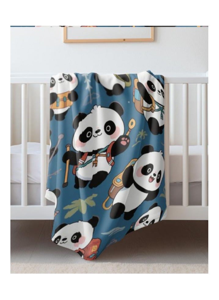 عام بطانية رقيقة من الفانيلا (دافئة ومريحة، ومناسبة للنوم، واستخدام الألعاب، وإزالة الغبار والرمل) 150 سم * 200 سم - 890 - Image 5