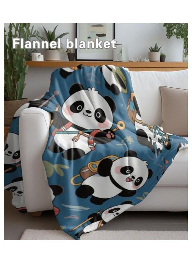 عام بطانية رقيقة من الفانيلا (دافئة ومريحة، ومناسبة للنوم، واستخدام الألعاب، وإزالة الغبار والرمل) 150 سم * 200 سم - 890 - Image 1