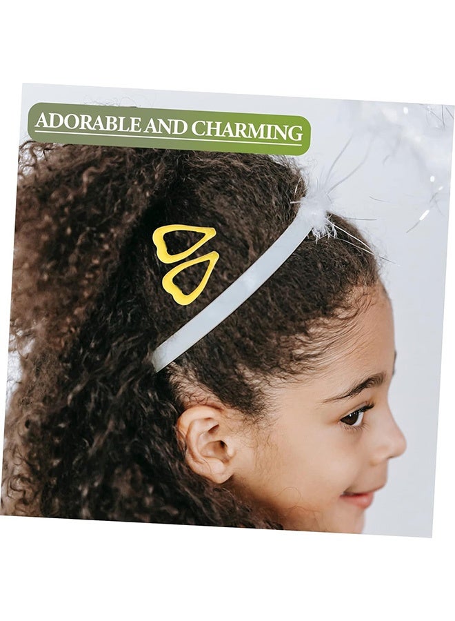 30 Pieces Colorful Hair Clips for Girls – Star, Heart, Drop Shape Snap Hair Clips, Perfect Hair Accessories for Toddlers, Children and Women - Image 3