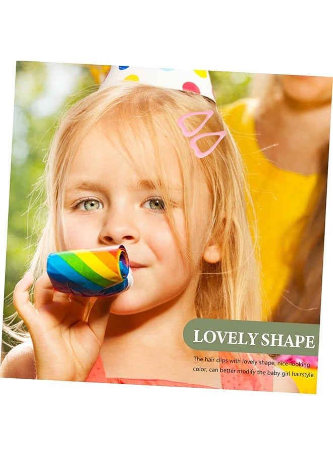 30 Pieces Colorful Hair Clips for Girls – Star, Heart, Drop Shape Snap Hair Clips, Perfect Hair Accessories for Toddlers, Children and Women - Image 5