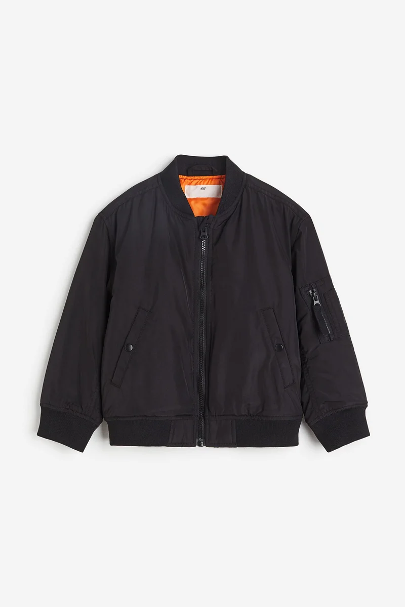 اتش اند ام جاكيت بومبر بقصة فضفاضة