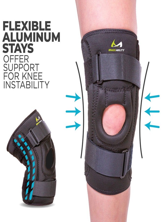 BraceAbility Patella Stabilizing Chondromalacia Knee Brace - Patellofemoral Pain Syndrome U-Shaped Stabilizer Supports Sides of Kneecap for Patellar Tendonitis, Torn Meniscus, Arthritis Support (M) - Image 5