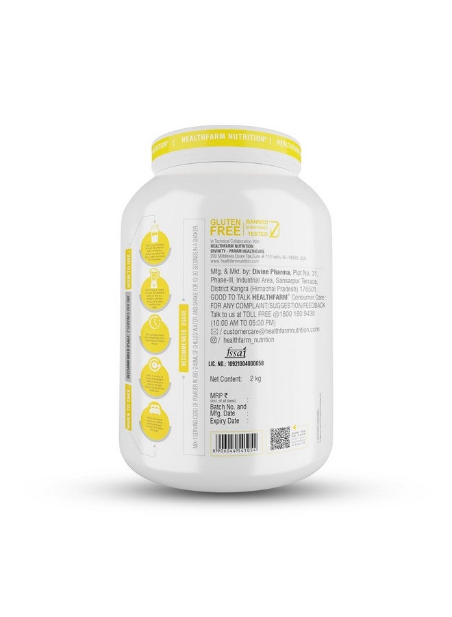 HEALTHFARM Isopro Zero 100% Pure Whey Protein Isolate (Low Carb Protein) (Flavour-Triple Chocolate,2Kg-4.4 Lbs) - Image 4