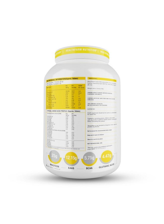 HEALTHFARM Isopro Zero 100% Pure Whey Protein Isolate (Low Carb Protein) (Flavour-Triple Chocolate,2Kg-4.4 Lbs) - Image 3