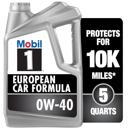 Mobil 1 FS European Car Formula Full Synthetic Motor Oil 0W-40, 5 Quart - Image 1