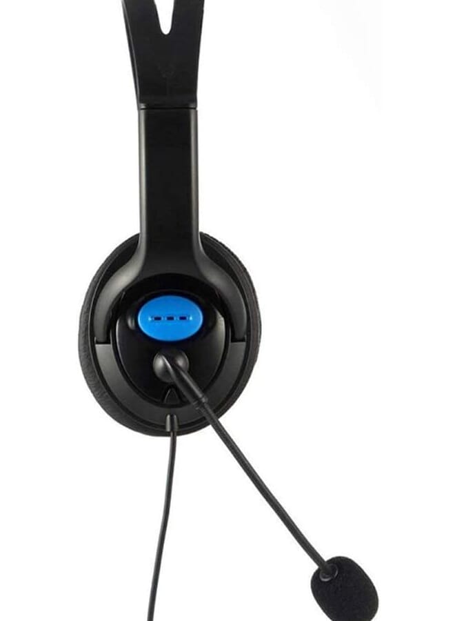 Headphone Wired Headset With Microphone Stereo For PlayStation 4 PS4 Black  - Image 5