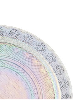 byblos Glass Serving Dish For Sweets Chocolate And Fruits Multi-Use Size 32Cm depth 3 m  - Image 3