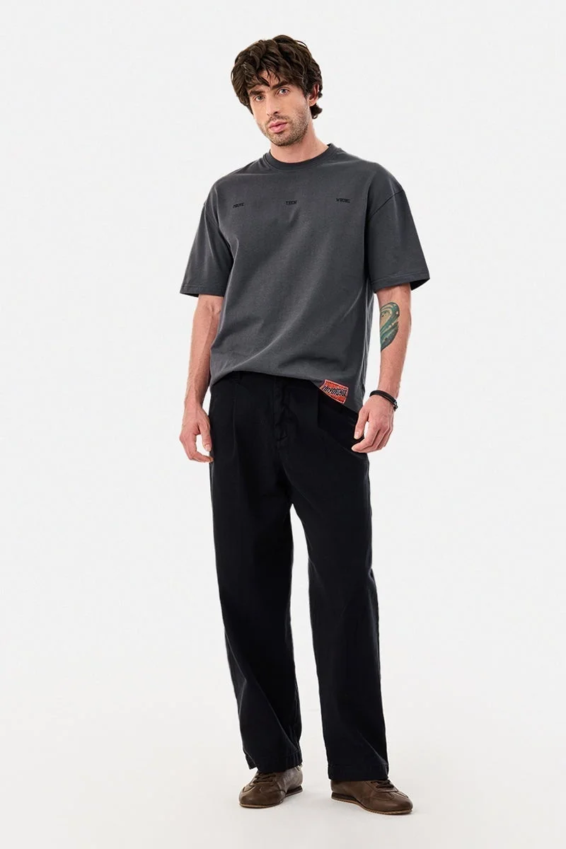 SNITCH 100% Cotton Oversized Printed T-Shirt