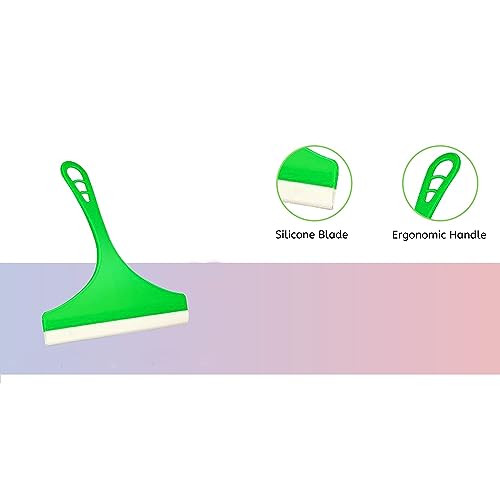 Pivalo Kitchen Platform & Glass Squeegee Wiper All-Purpose Cleaning Windows Car Windshield Bathroom Mirrors Table Cleaner (Set of 2, Random Colours) - Image 3