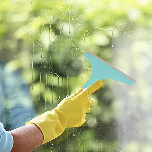 Pivalo Kitchen Platform & Glass Squeegee Wiper All-Purpose Cleaning Windows Car Windshield Bathroom Mirrors Table Cleaner (Set of 2, Random Colours) - Image 5