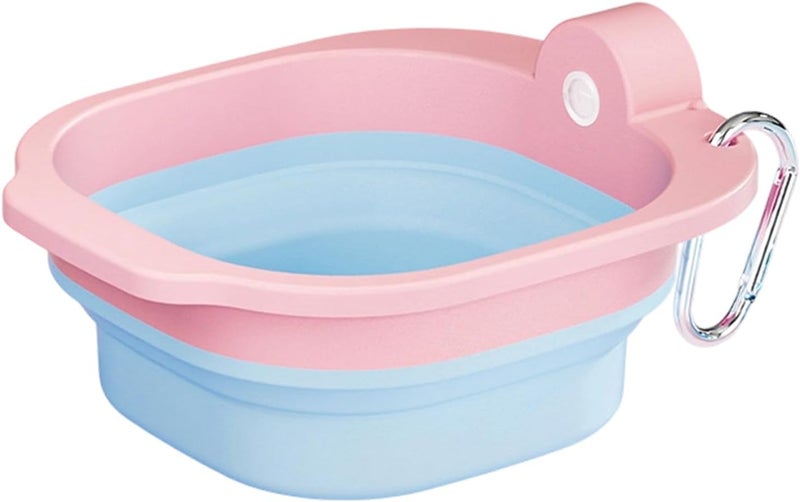 Foldable Pet Bowl for Travel and Hiking with Easy Carry Hanging Hook Food Water for Dog Cats Outdoor Activity Outdoor Foldable Dog - Image 4