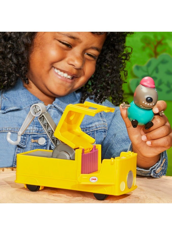 Peppa Pig Peppa Pig Granddad Dog's Tow Truck Construction Vehicle and Figure Set, Preschool Toys for Boys and Girls 3 Years and Up  - Image 4