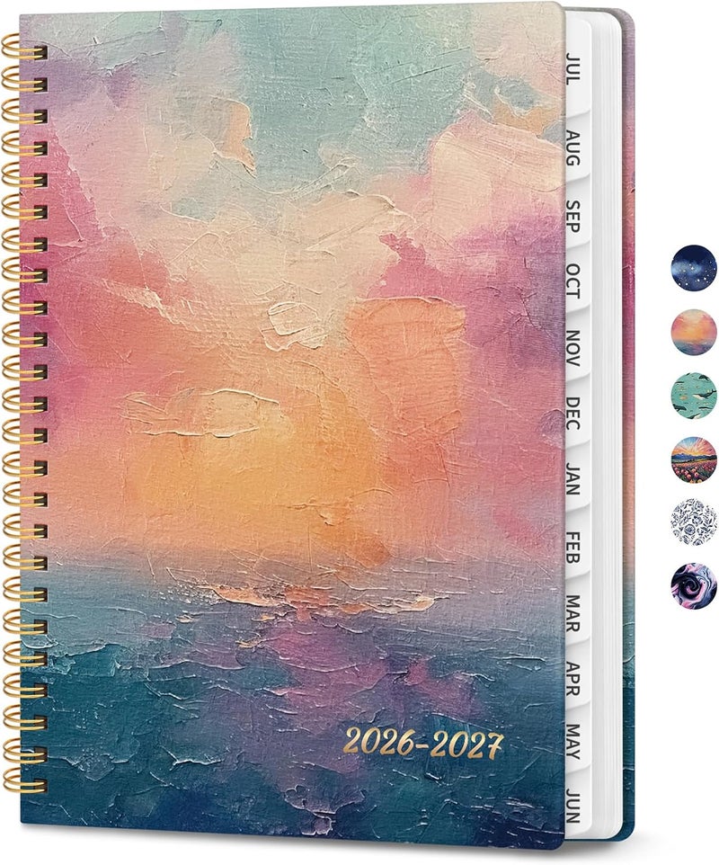 ZOTIA Planner 2026-2027, Monthly and Weekly Calendar Academic Planner July 2026 - June 2027, Hardcover Student Teacher Planning Agenda Book with Tabs, Perfect for Office School Supplies, A4 (8.5" x 11 - Image 1