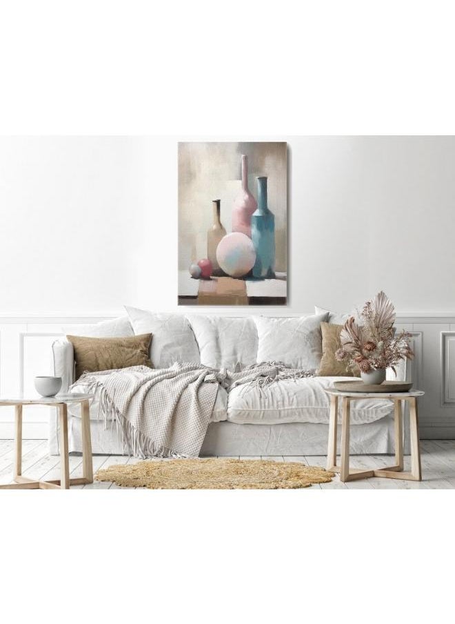 Home Gallery - Home Gallery painting various bottles ball table Printed canvas wall art - Image 1