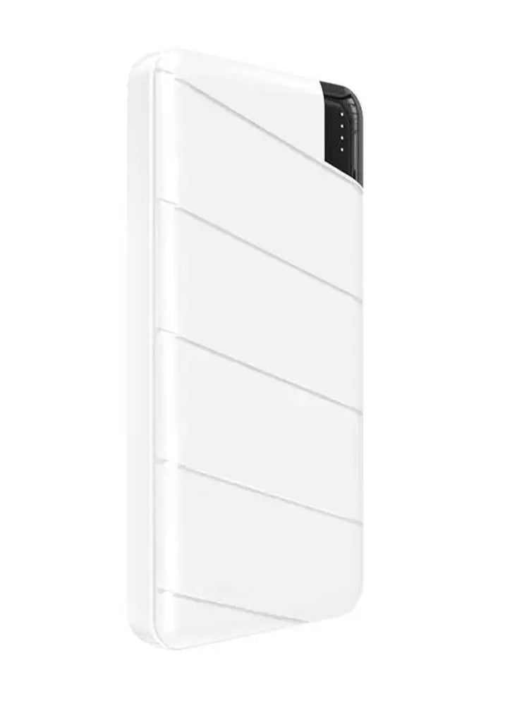Generic - Power Bank , With large 20,000mAh battery, dual-way quick charge, 2 input ports, 2 output ports, multiple safeguards , Ports include 2x USB-A, 1x Type-C and 1x Micro B LED , offering a wide compatibility with mainstream smartphones, tablets and USB devices - white - Image 1