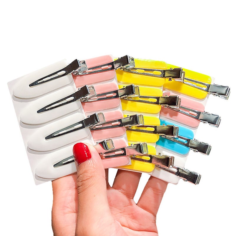4PCS Candy Color Seamless Hairpin Duckbill Clip Hair Accessories - Image 3