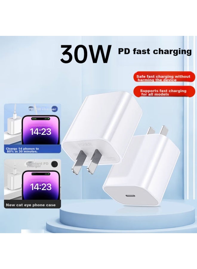 Witgoer Charger Compatible With Apple 30w Charging Head, Data Cable, Pd20w Fast Charging Set, Iphone 14 Pro Max 13/12, 11 Phones, Tablets, Xr Plug, 2 Meters Type-c - Image 1