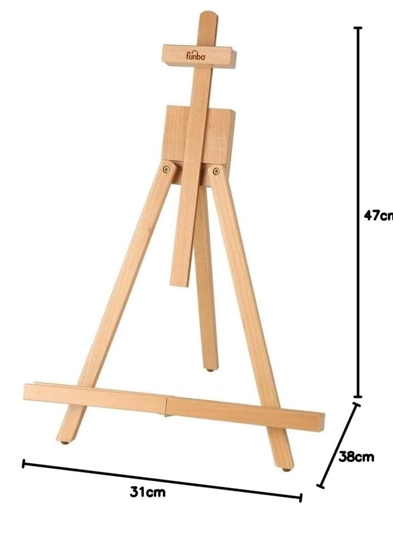 Funbo Beech Wood Table Top Easel 38x31x47cm For Painting And Display - Image 2