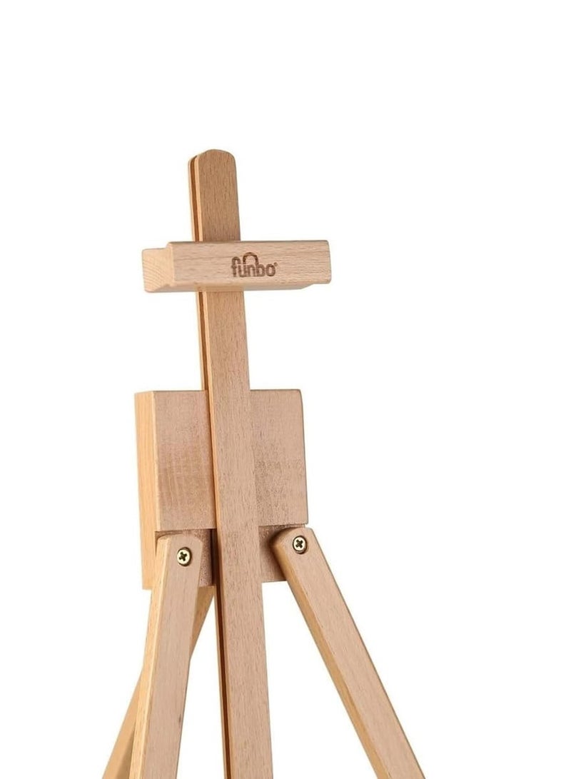 Funbo Beech Wood Table Top Easel 38x31x47cm For Painting And Display - Image 3