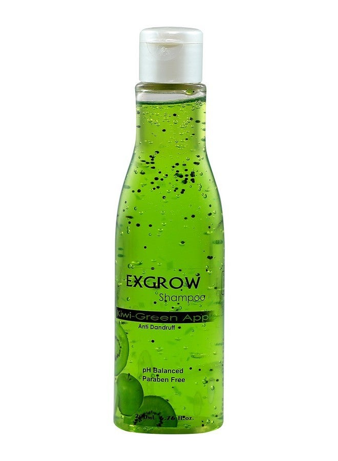 شامبو الشعر بالكيوي والتفاح الأخضر - 200 مل | شامبو مضاد للقشرة | درجة الحموضة متوازنة وخالي من البارابين