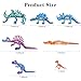 BUUFAN 7PCS 3D Printed Dinosaur Animal Figures Colorful Fidget Stress Relief Toys for Adults TRex Velociraptor Stegosaurus Set Home Office Desk Decor Unique Gift for Birthday or Holidays - Image 4