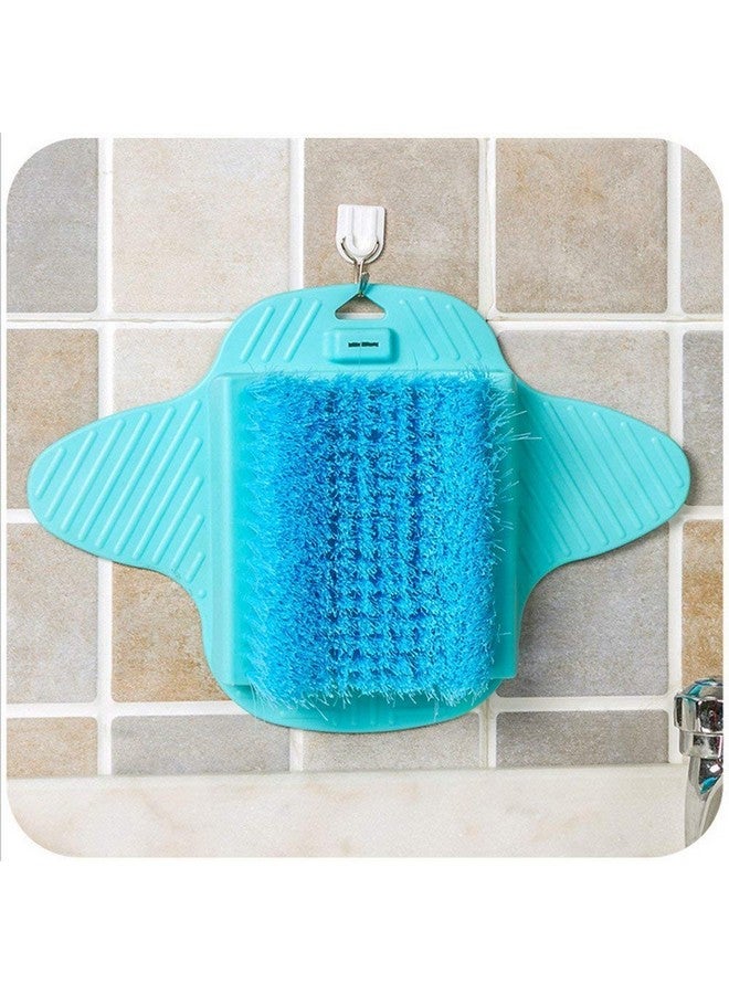 PARVY Suction Cups Foot Care Cleaning Brush Foot Scrubber Cleaner Brush Bathroom Foot Leg Non Slip Anti Slip With Shower Foot Cleaner Brush Foot Scrubber For Dead Skin Remover (1pcs) (Multicolor) - Image 4