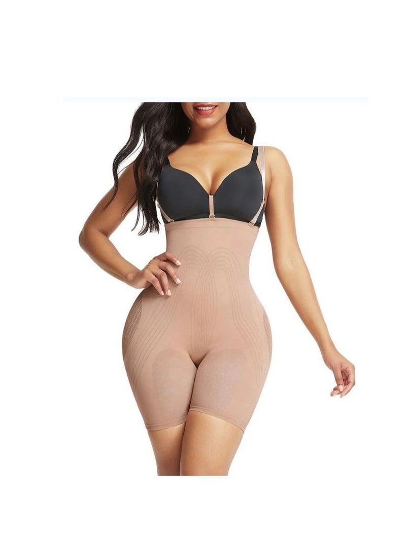 Dee trimmer Luxury High-Waisted Magic Panties for Women | Tummy Control Shapewear | Hip Lifter and Waist Trainer Body Shaper | Firming, Shaping, and Smoothing Light Brown Colour  - Image 1