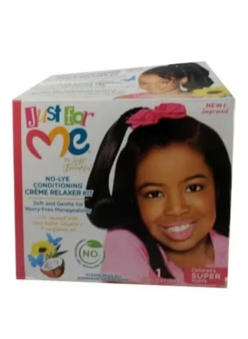 Just for Me Moisturizing Hair Straightening Cream Set