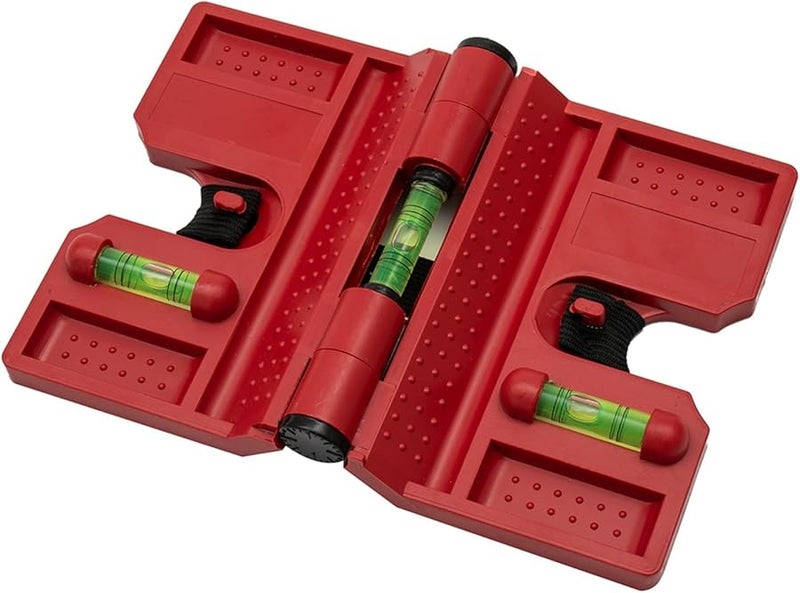 Magnetic Fence Post Level With Strap And Three Bubble Vials For Precise Positioning - Image 2