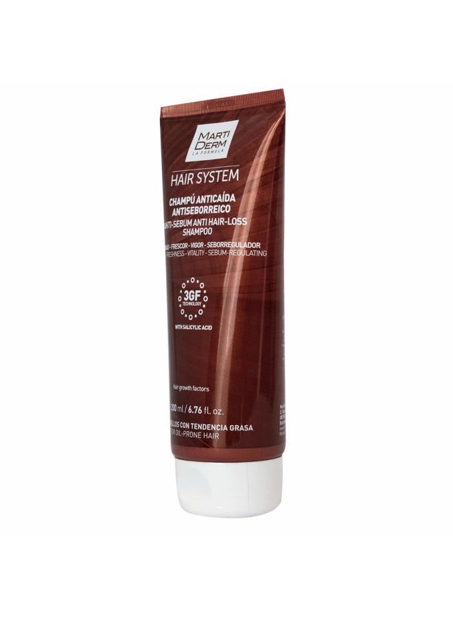 Martiderm Hair System 3GF Champú Antiseborréico - 200ml - Image 3