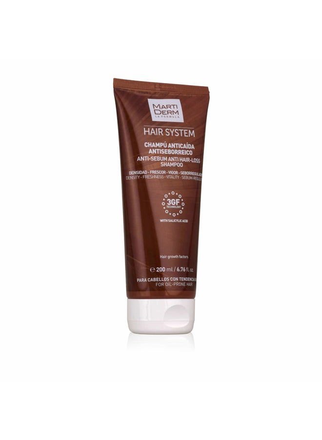 Martiderm Hair System 3GF Champú Antiseborréico - 200ml - Image 2