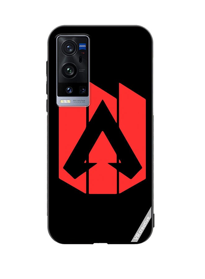 VR CREATIVE Protective Case Cover For Vivo X60 Pro Plus Red Logo Apex Legends Design Multicolour - Image 1