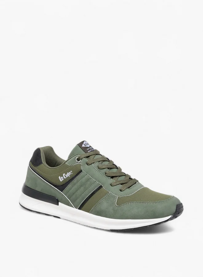 Lee Cooper Men's Panelled Lace-Up Sneakers