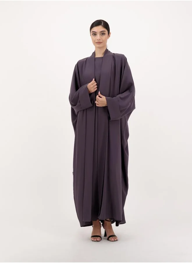 Meem by Mariyah Front open abaya with inner