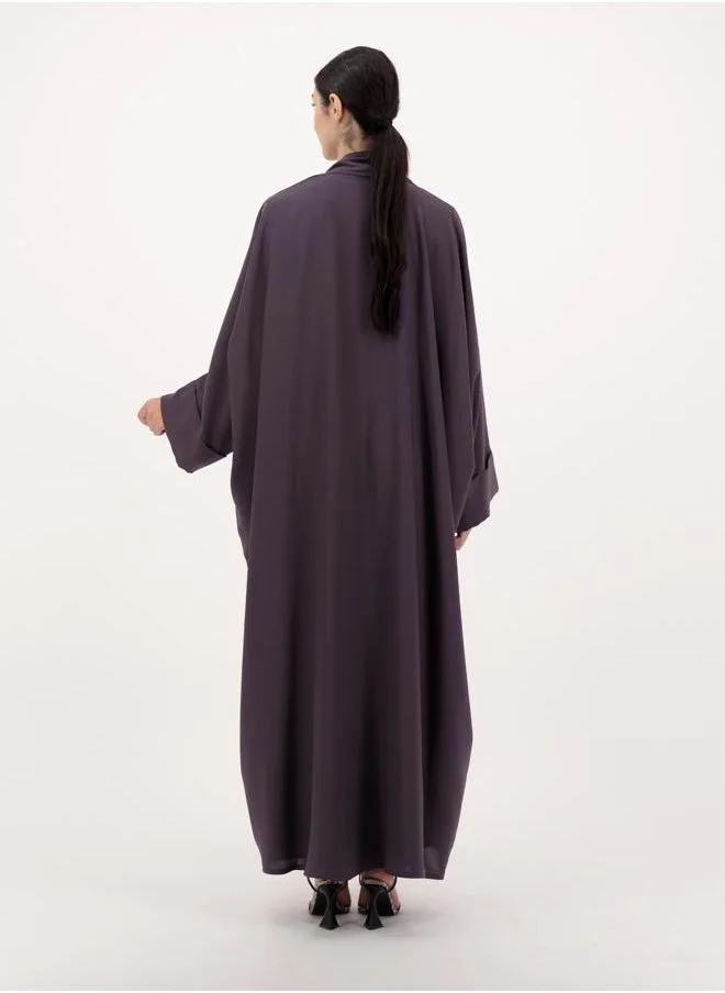 Meem by Mariyah Front open abaya with inner