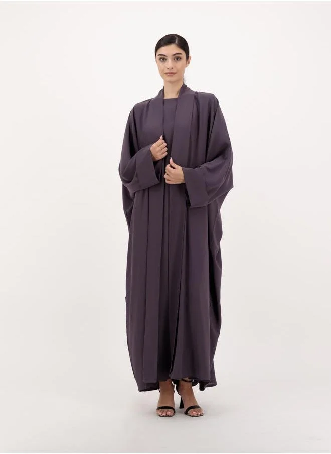 Meem by Mariyah Front open abaya with inner