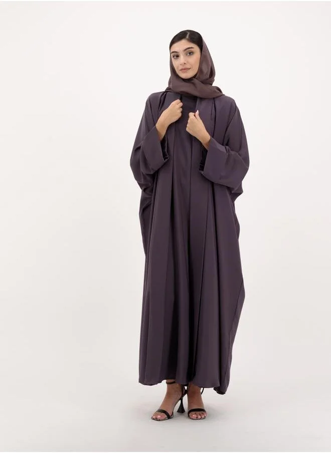 Meem by Mariyah Front open abaya with inner