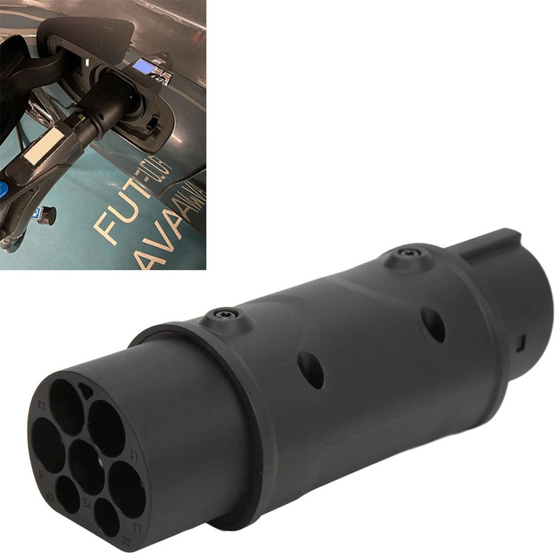 woobles EV Charger Converter, New Energy Vehicles Type 2 to Type 1 Charger Connector UL94‑V‑0 Flame Retardant 16A 32A 230V Universal - Image 2
